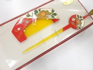 アンティーク　櫛・簪セット
